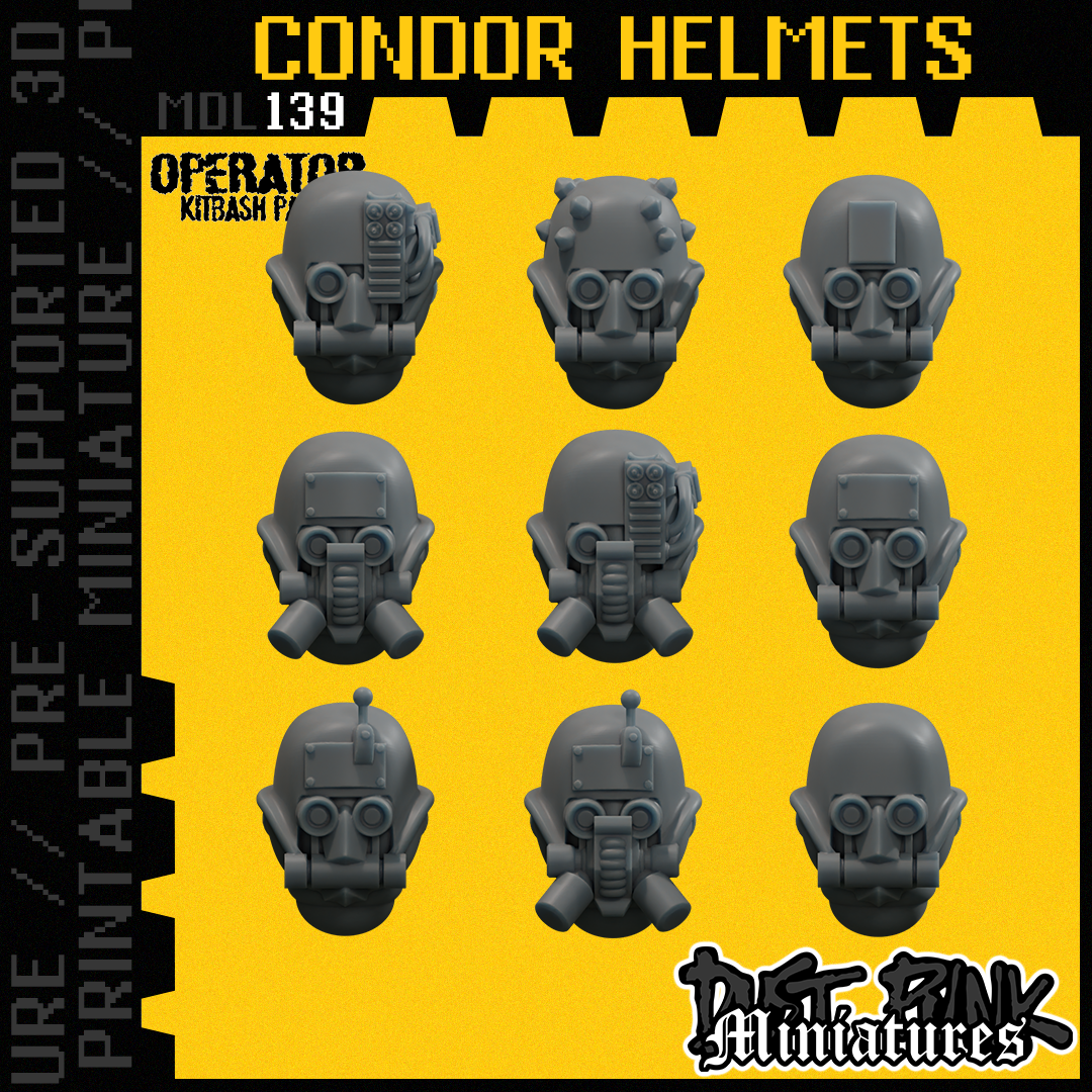 MDL139 CONDOR HELMETS [PRE-SUPPORTED]